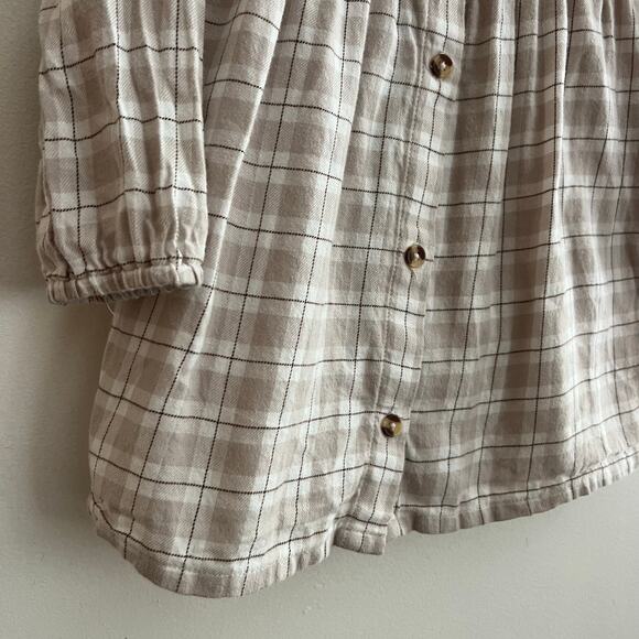 Firsts by Petit Lem plaid flannel dress (24m) - Picture 6 of 10